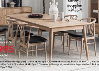 Fagmøbler Linden spisebord tilbud