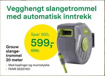 Felleskjøpet Grouw slangetrommel 20 meter tilbud