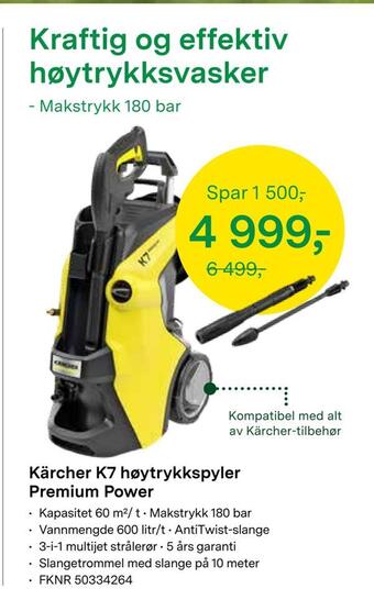 Felleskjøpet Kärcher k7 høytrykkspyler premium power tilbud
