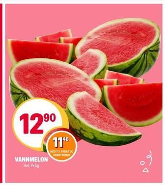Coop Extra Vannmelon tilbud