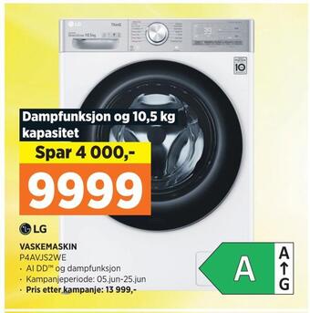 POWER Vaskemaskin tilbud