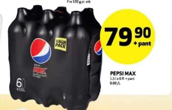 Bunnpris Pepsi max brus tilbud