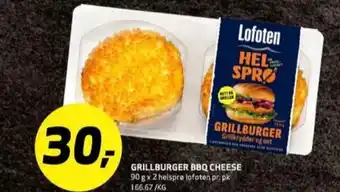Bunnpris Lofoten fiskeburger tilbud