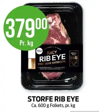 Kiwi Folkets rib eye tilbud