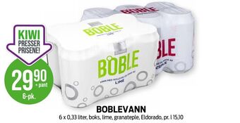 Kiwi Boble mineralvann tilbud