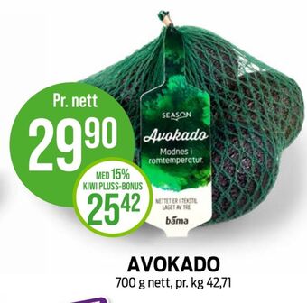 Kiwi Bama avokado tilbud