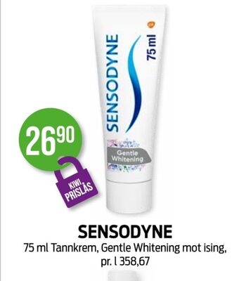 Kiwi Sensodyne tannkrem tilbud