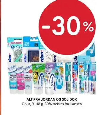 Rema 1000 ALT FRA JORDAN OG SOLIDOX tilbud
