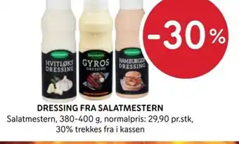 Rema 1000 DRESSING FRA SALATMESTERN tilbud