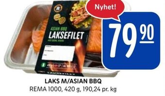 Rema 1000 LAKS M/ASIAN BBQ tilbud