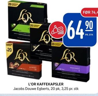 Rema 1000 L'OR KAFFEKAPSLER tilbud