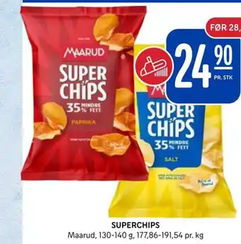 Rema 1000 SUPERCHIPS MAARUD tilbud