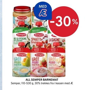 Rema 1000 ALL SEMPER BARNEMAT tilbud