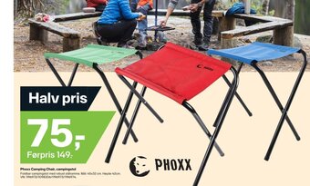 XXL Sport Phoxx Camping Chair, campingstol tilbud