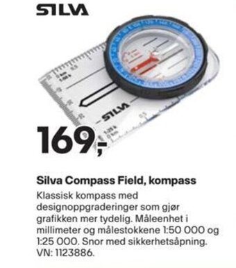 XXL Sport Silva Compass Field, kompass tilbud