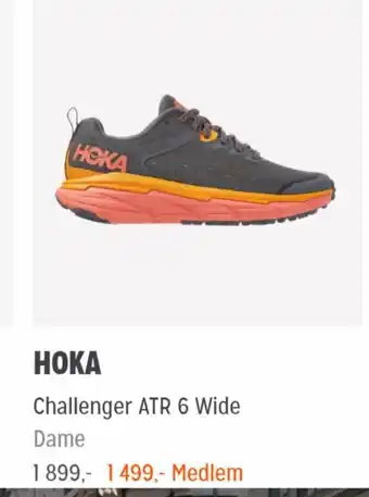 Anton Sport HOKA Challenger ATR 6 Wide Dame tilbud
