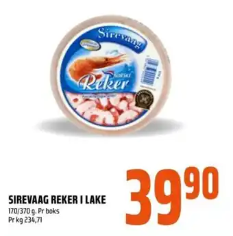Coop Obs SIREVAAG REKER I LAKE tilbud