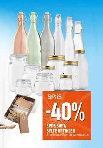 Coop Obs SPIIS SAFT/ SYLTE ARTIKLER tilbud