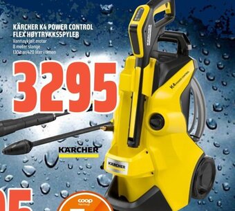 Coop Obs KÄRCHER K4 POWER CONTROL FLEX HØYTRYKKSSPYLER tilbud