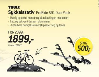 Thansen Sykkelstativ tilbud