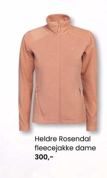 Sport Outlet Heldre rosendal fleecejakke tilbud