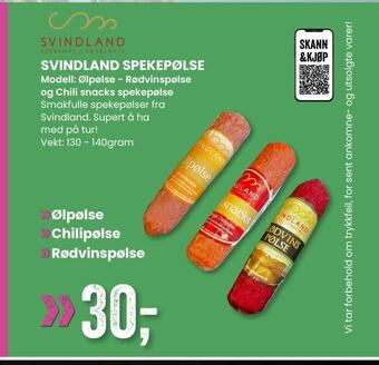 Sport Outlet Svindland spekepølse tilbud