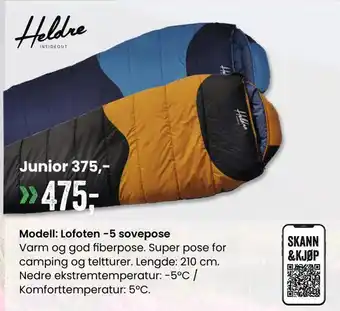Sport Outlet Modell: lofoten sovepose tilbud