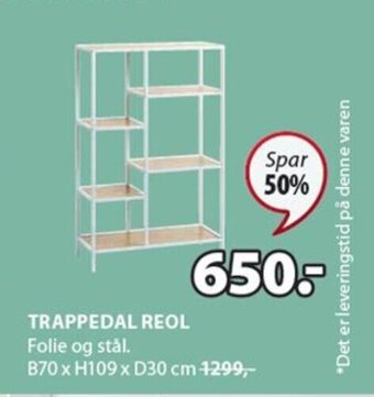 JYSK TRAPPEDAL REOL tilbud