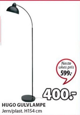 JYSK HUGO GULVLAMPE tilbud