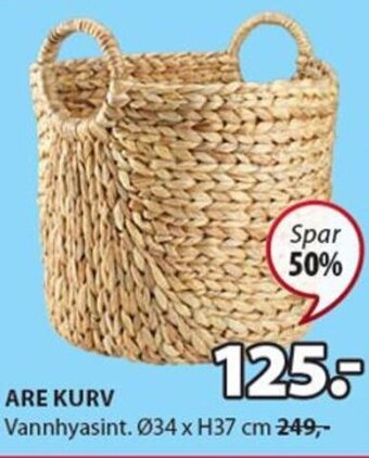 JYSK ARE KURV tilbud