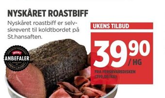 Meny NYSKÅRET ROASTBIFF tilbud