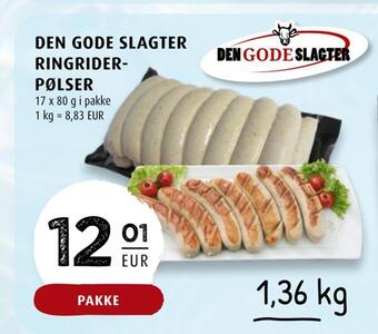 Scandinavian Park Den gode slagter ringrider pølser tilbud