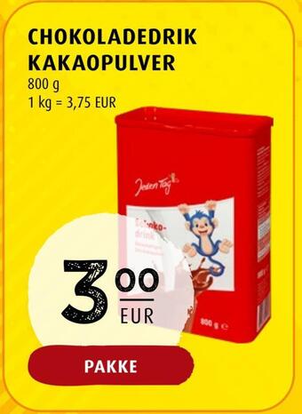 Scandinavian Park Chokoladedrik kakaopulver tilbud