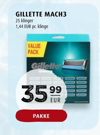 Scandinavian Park Gillette mach3 tilbud