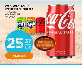 Scandinavian Park Coca-cola, fanta, sprite eller fuzetea tilbud