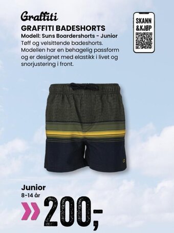 Sport Outlet GRAFFITI BADESHORTS tilbud