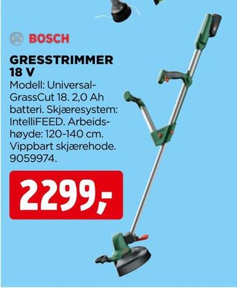jem & fix Gresstrimmer 18 v tilbud