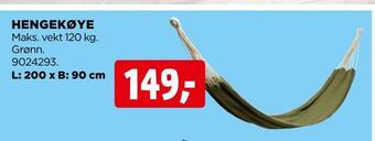 jem & fix Hengekøye tilbud