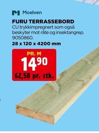 jem & fix Furu terrassebord tilbud