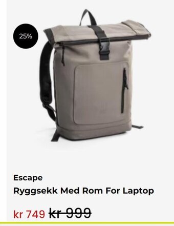 Bagorama Ryggsekk Med Rom For Laptop tilbud