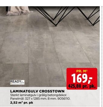 jem & fix LAMINATGULV CROSSTOWN tilbud