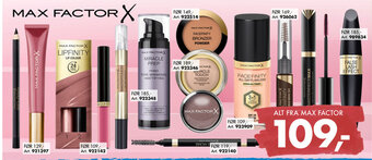 Sparkjøp ALT FRA MAX FACTOR tilbud