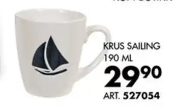 Sparkjøp KRUS SAILING 190 ML tilbud