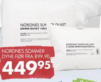 Sparkjøp NORDNES SOMMER DYNE tilbud
