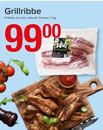 Spar Grillribbe Folkets tilbud