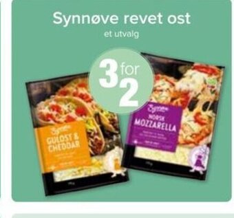 Spar Synnøve revet ost tilbud