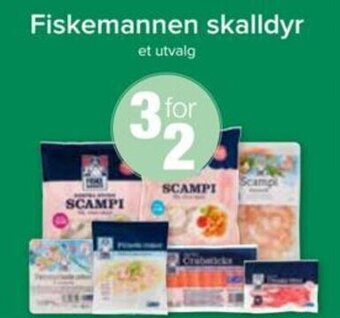 Spar Fiskemannen skalldyr tilbud