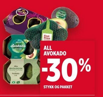 Meny ALL AVOKADO tilbud