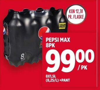 Meny PEPSI MAX 8PK tilbud