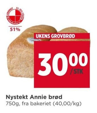Meny Nystekt Annie brød tilbud